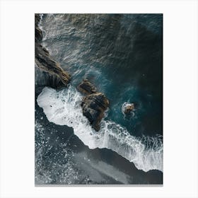 Aerial View Of Iceland Canvas Print