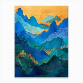 Chinese Mountains 49 Canvas Print