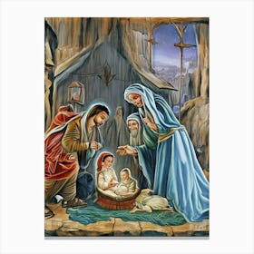 Nativity Scene 3 Canvas Print