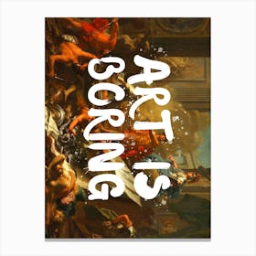 Is Screaming Canvas Print