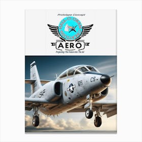 Hall-O-Gram Creations Aero Prototype Concept ~Reimagined 47 Canvas Print