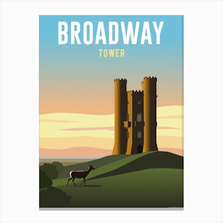 Broadway Tower Canvas Print