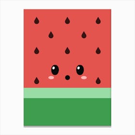 Cute Watermelon Canvas Print