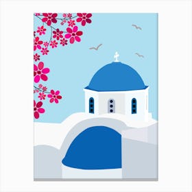 Santorini | 01 Canvas Print