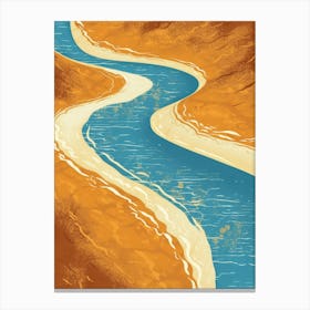 River In The Desert 7 Canvas Print