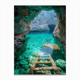 Cave In Croatia 4 Canvas Print