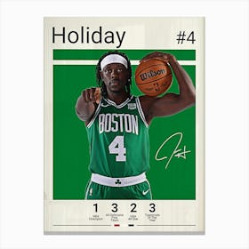 Jrue Holiday Canvas Print