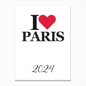 Paris 2024 Olympics logo is a sophisticated and distinctive work of art. Decorate the place as you wish.5 Canvas Print