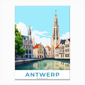 Belgium Antwerp Travel 2 Canvas Print