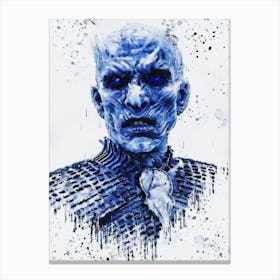 The Night King Game Of Thrones Painting Canvas Print