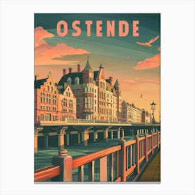 Ostende Belgium Canvas Print