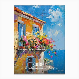 Mediterranean Views Corfu 3 Canvas Print