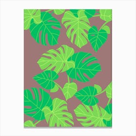 green leaves Canvas Print