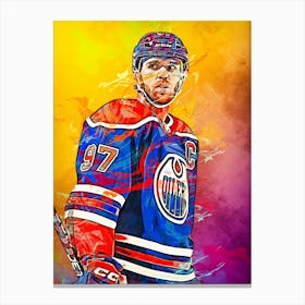 Connor Mcdavid 3 Canvas Print