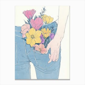 Floral Finesse Canvas Print