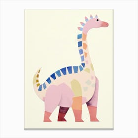 Nursery Dinosaur Art Saltasaurus 3 Canvas Print