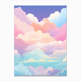 Clouds Background Canvas Print