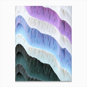 Wavy Mountains Canvas Print