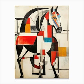 Horse Abstract Pop Art 7 Canvas Print