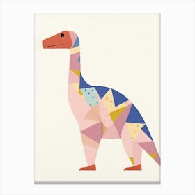 Nursery Dinosaur Art Alectrosaurus 3 Canvas Print