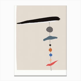 Zen balancing of shapes Canvas Print