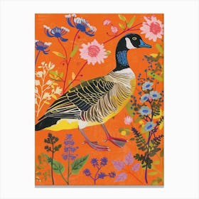 Spring Birds Canada Goose 1 Canvas Print