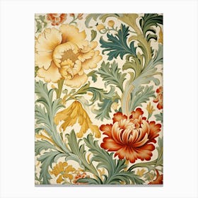 Floral Wallpaper 149 Canvas Print