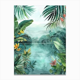 Tropical Jungle 4 Canvas Print