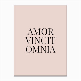 Amor Vincit Omnia Canvas Print