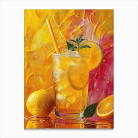 Orange Iced Tea 12 Canvas Print