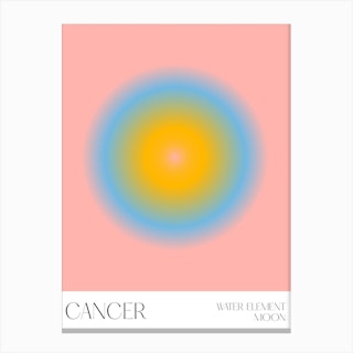 Cancer Aura Canvas Print
