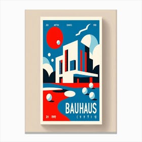 Bauhaus art print Canvas Print