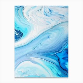 Water Texture Water Waterscape Marble Acrylic Painting 1 Canvas Print
