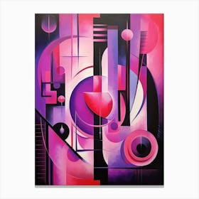Energy And Vibrations Abstract Geometric 10 Canvas Print