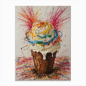 Ice Cream Cone 93 Canvas Print