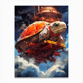 Turtle In The Sky 1 Canvas Print