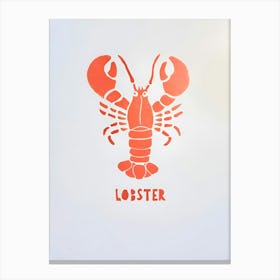 Lobster Canvas Print