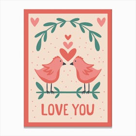 Love Birds Canvas Print