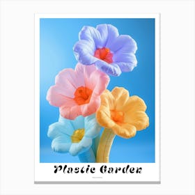 Dreamy Inflatable Flowers Poster Hollyhock 2 Canvas Print