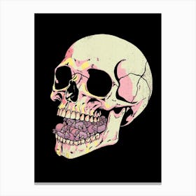 Candy Addict Skull Canvas Print