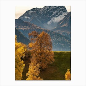 Autumn In The Alps 4 Canvas Print