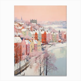 Dreamy Winter Painting Bristol United Kingdom 2 Canvas Print