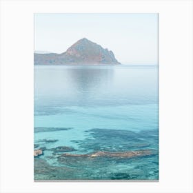 Mediterranean Sea In Italy Canvas Print