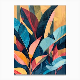 Tropical Leaves 48 Canvas Print