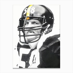 Jack Lambert Pittsburgh 1 Canvas Print