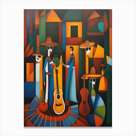 Mexican Folklore Canvas Print