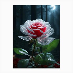 Rose In The Forest Canvas Print