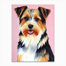 Australian Terrier Watercolour dog Canvas Print