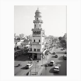 Karachi, Pakistan, Black And White Old Photo 3 Canvas Print