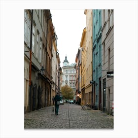 Prague Street 1 C Canvas Print